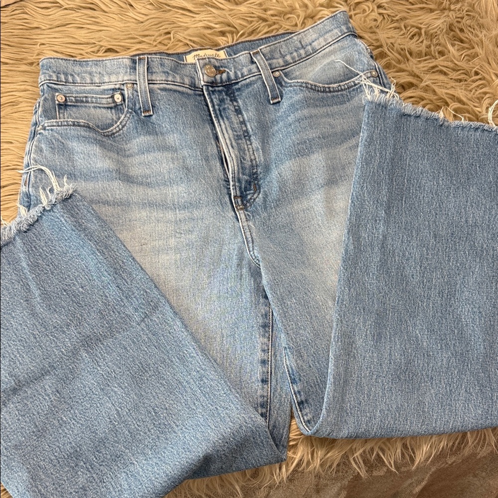 Madewell wide-leg crop Light Wash 31